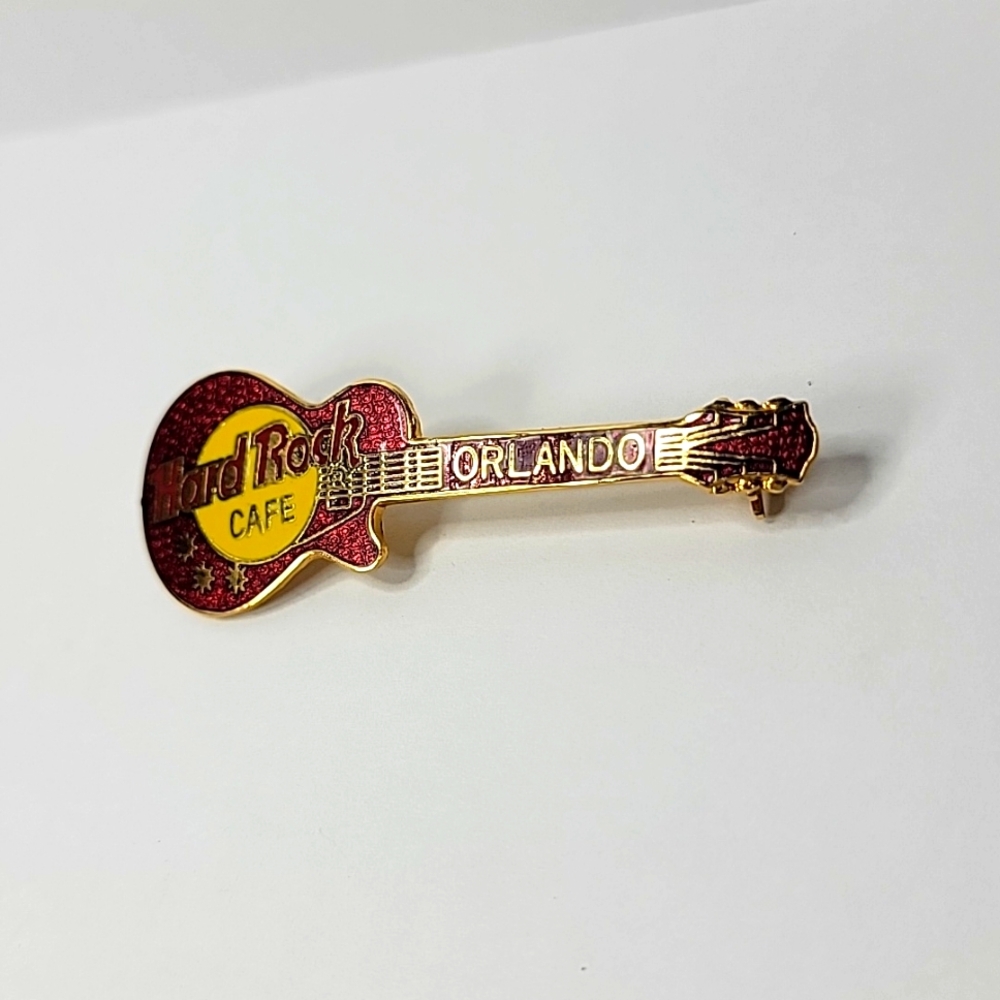 💚 Orlando Vintage Hard Rock Cafe Guitar Pin